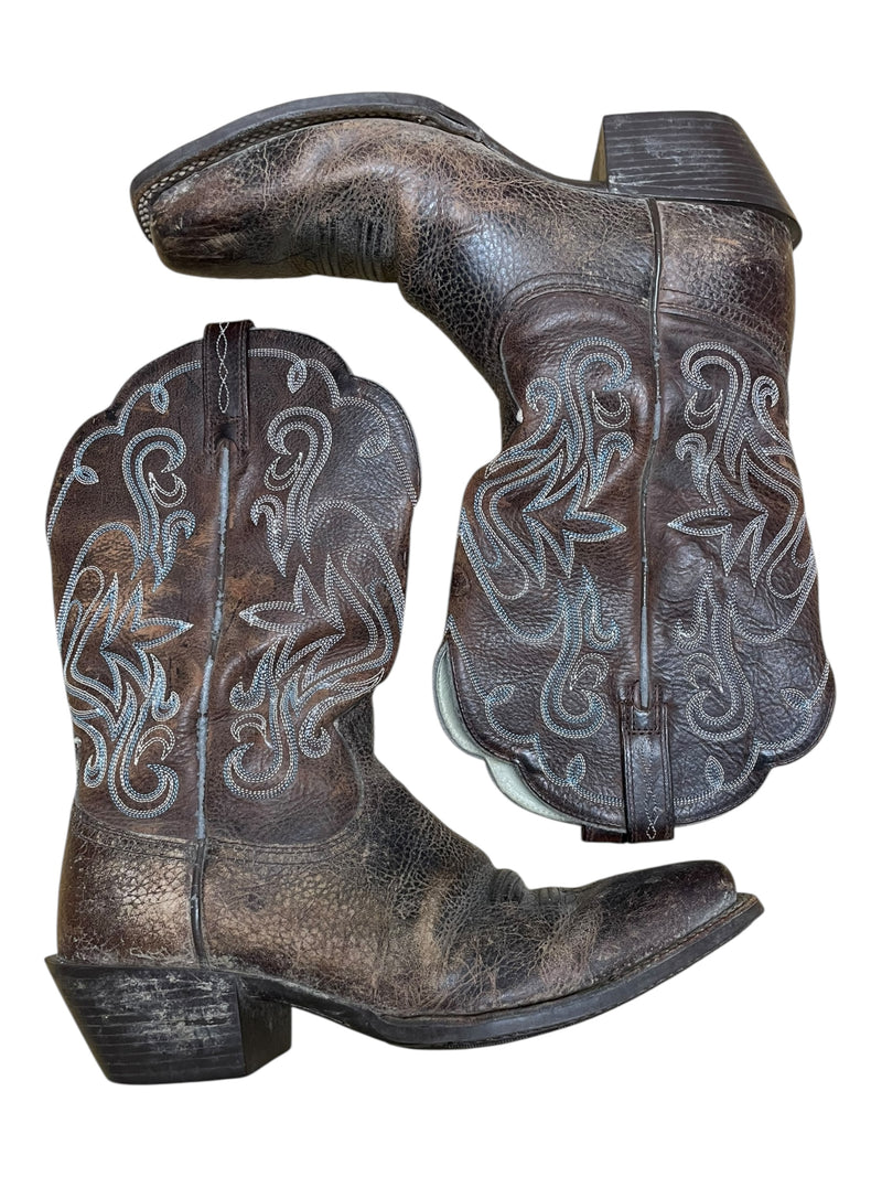 Ariat Cowgirl Boots - Brown - 10B - USED