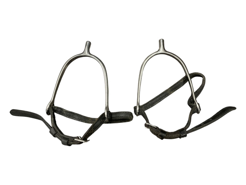 Tom Thumb Spurs/Straps - SS/Black - 3/4" / 18" - USED