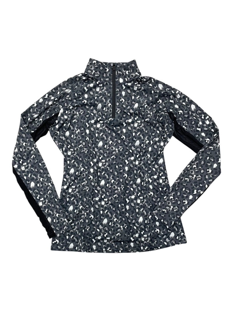 Smartpak Piper LS Sun Shirt - Grey/Black Cheetah - S - USED