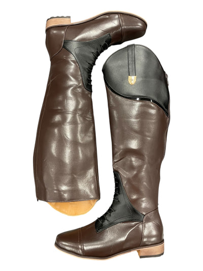 Zeraclub Synthetic Field Boots *NWT* - Brown/Black - 40 (Approx US 9) - USED