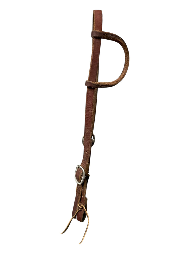 One Ear Headstall - Brown - Approx F/S - USED
