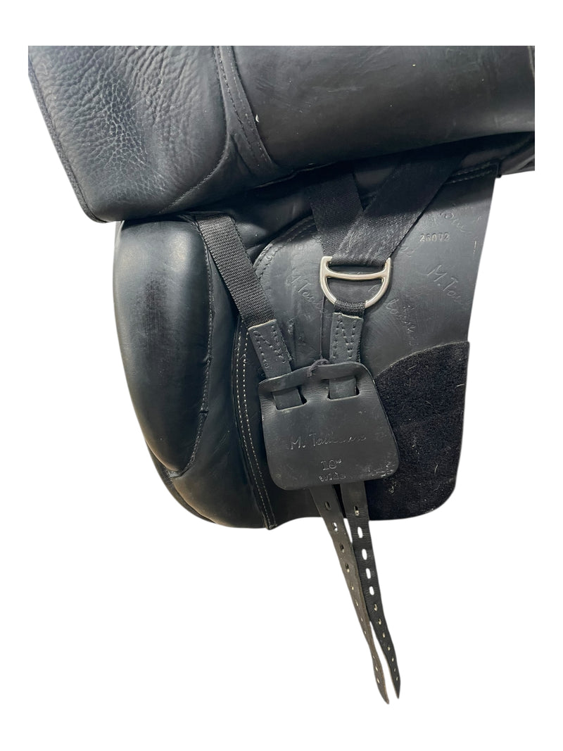 M Toulouse Aachen DR Saddle - Black - 18" / Wide - USED