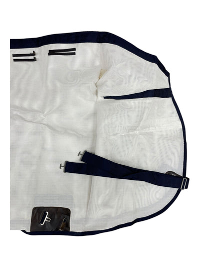 Royal Rider Fly Sheet *NWT* - White/Navy - 78" - USED