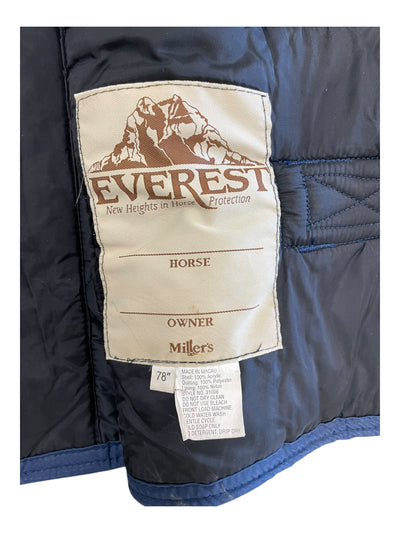 Millers Everest Stable Blanket - Dark Plaid - 78"/Est. Midweight - USED
