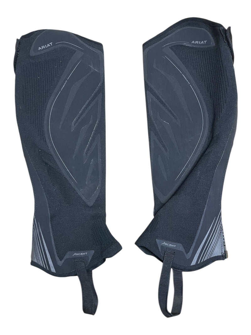Ariat Ascent Half Chaps - Black - Medium/Short - USED