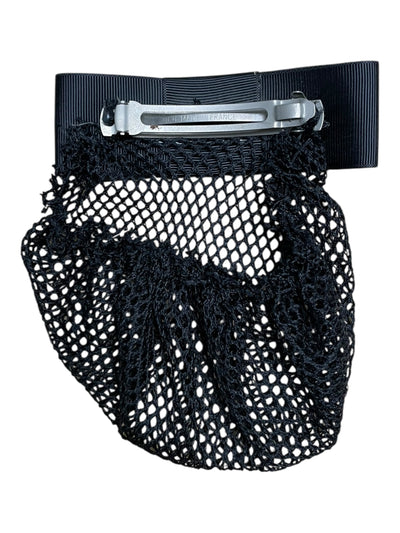 Hair Net Bun - Black/Brass Horse - One Size - USED