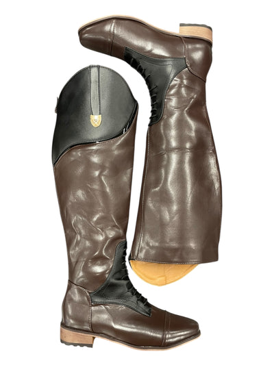 Zeraclub Synthetic Field Boots *NWT* - Brown/Black - 40 (Approx US 9) - USED