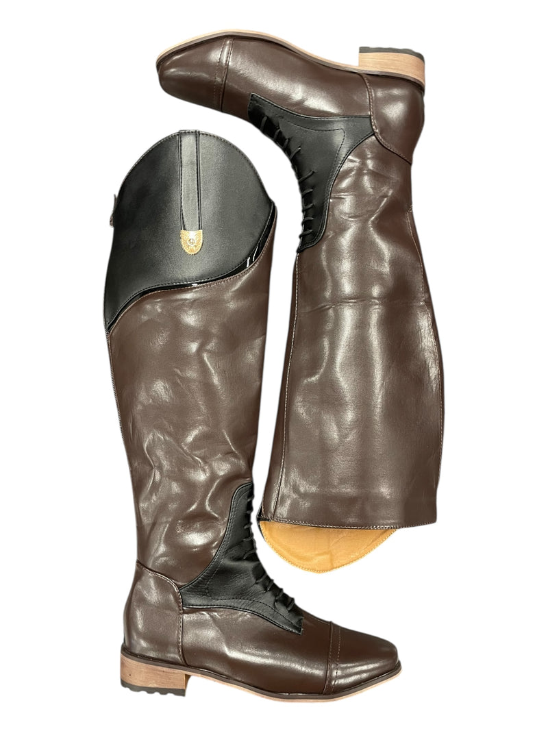 Zeraclub Synthetic Field Boots *NWT* - Brown/Black - 40 (Approx US 9) - USED