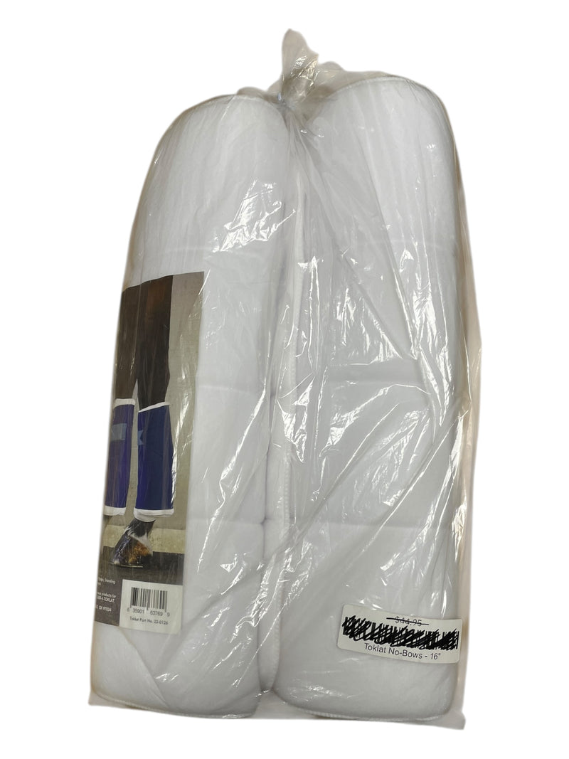 Toklat No-Bows *Pair, NWT* - White - 16" - USED