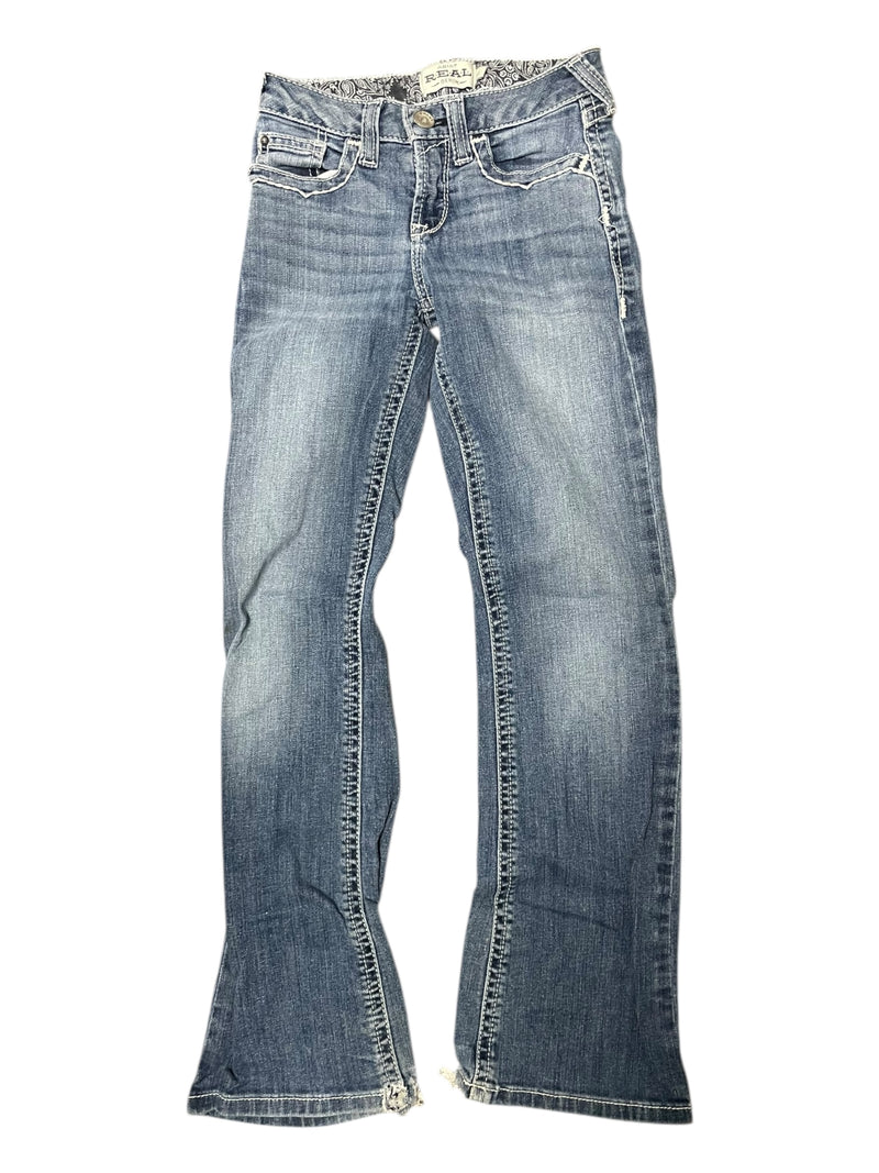 Ariat Jeans - Washed Denim - Girls 10 - USED