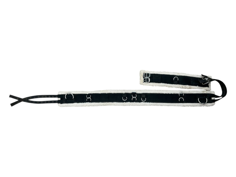 Shires Lunging Surcingle - Black/Cream - F/S - USED