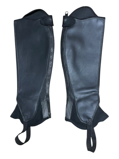 Ariat Ascent Half Chaps - Black - Medium/Short - USED