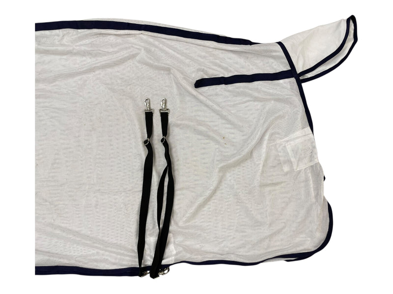 Weaver Fly Sheet - White/Navy Trim - 82" - USED