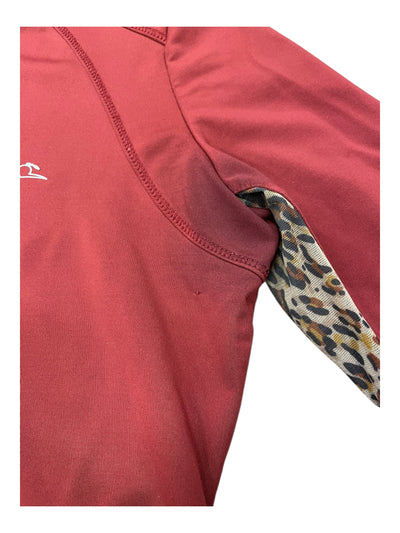 RJ Classics LS Sun Shirt - Red/Leopard - Est. S - USED