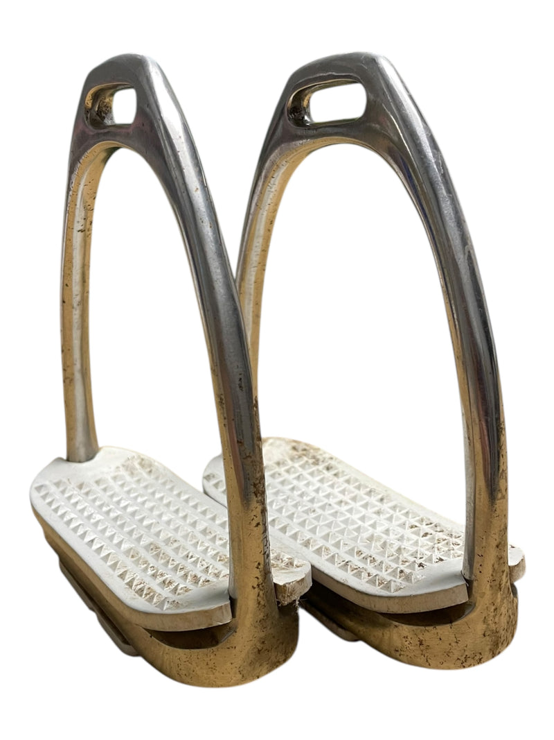 Fillis Stirrups - SS/White - Approx 4" - USED
