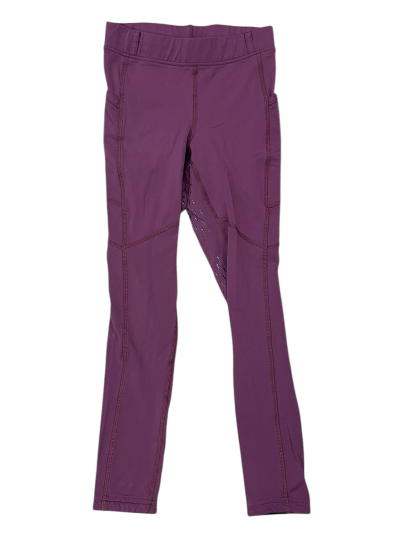Kerrits Winter Lined FS Tight - Berry - Youth M - USED