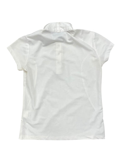 Ariat SS Show Shirt - White - Youth L (12) - USED