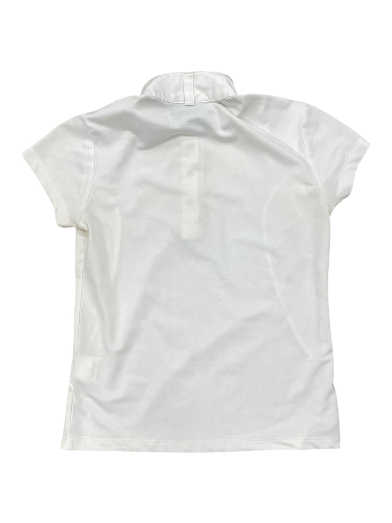 Ariat SS Show Shirt - White - Youth L (12) - USED