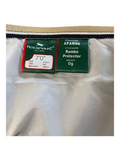 Rambo Protector Fly Sheet - Silver/Multi Trim - 84" - USED