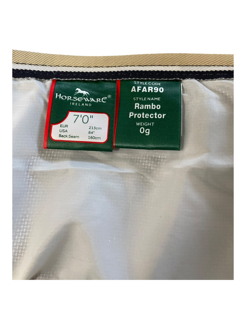 Rambo Protector Fly Sheet - Silver/Multi Trim - 84" - USED