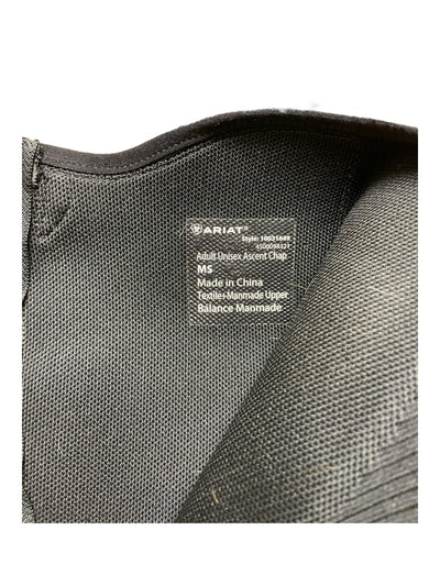 Ariat Ascent Half Chaps - Black - Medium/Short - USED