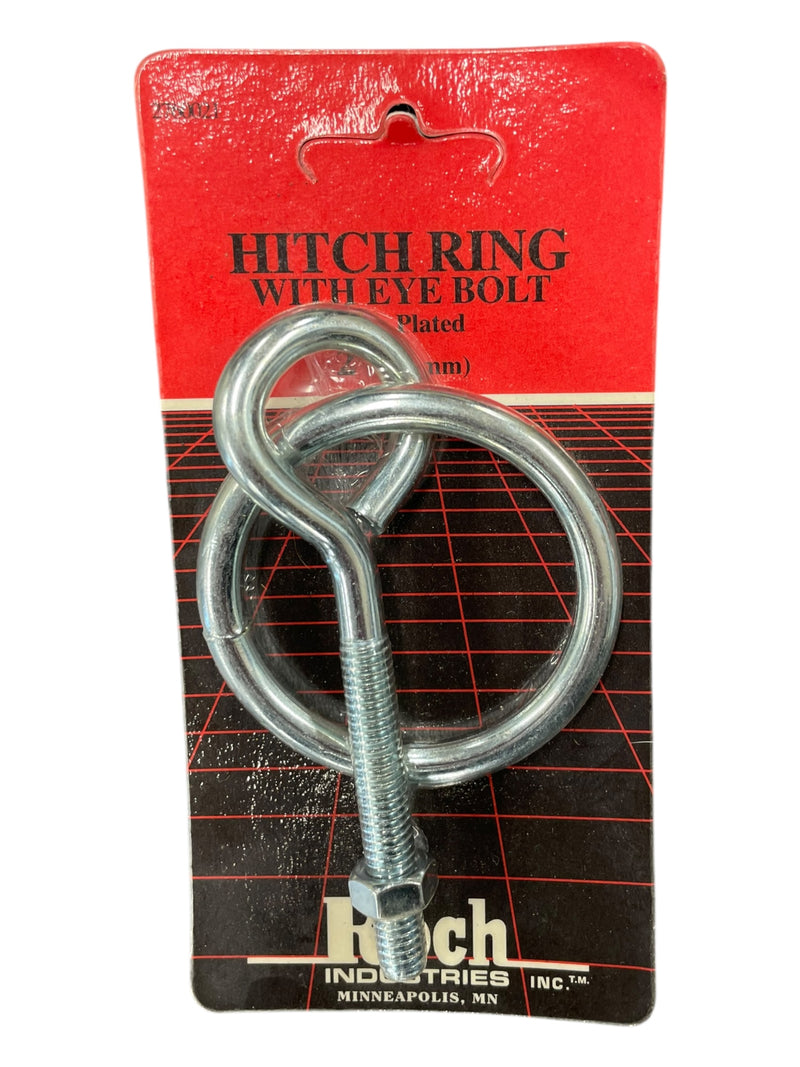 Hitch Ring W/ Eye Bolt *NWT* - Nickel - 2" - USED