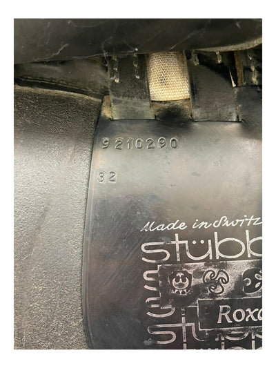 2002 Stubben Roxane DR Saddle - Black - 17.5" / 32 Tree (Wide) - USED