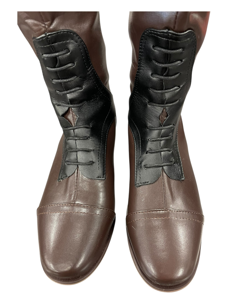 Zeraclub Synthetic Field Boots *NWT* - Brown/Black - 40 (Approx US 9) - USED