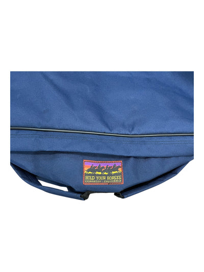 Hold Your Horses Rolling Hay Bag - Navy - One Size - USED