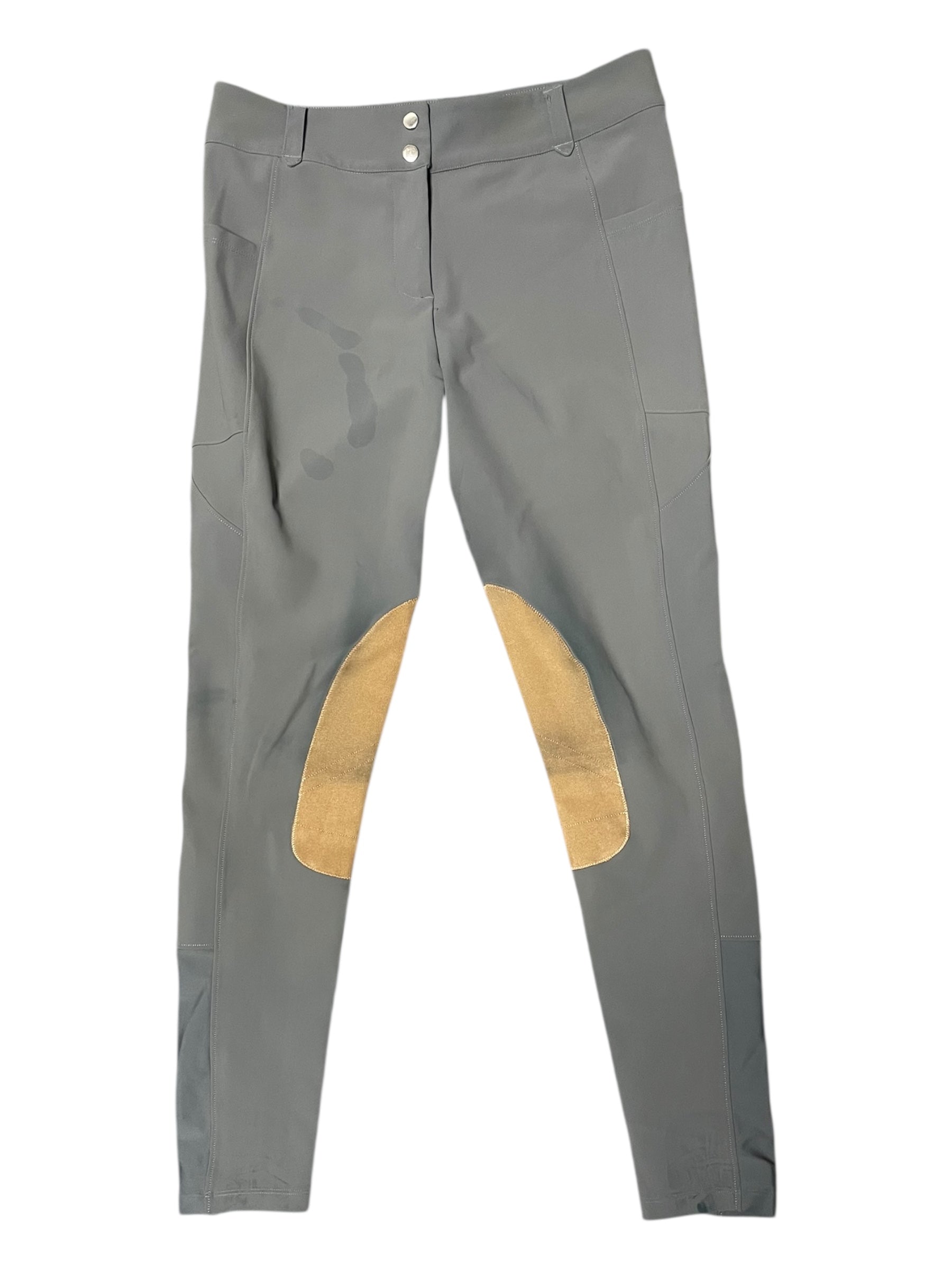 Free Ride KP Breech *Stains* - Grey - 34 - USED – Equine Essentials