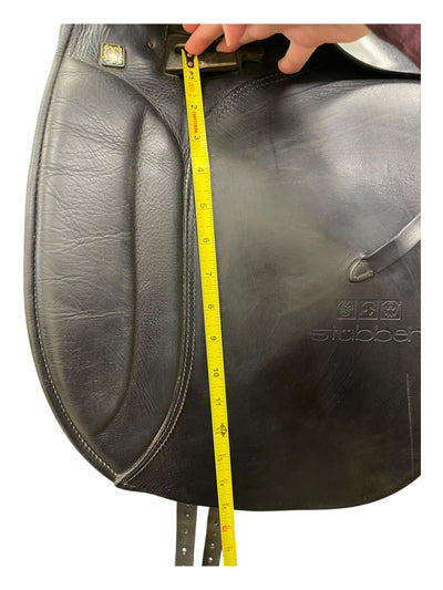 2002 Stubben Roxane DR Saddle - Black - 17.5" / 32 Tree (Wide) - USED