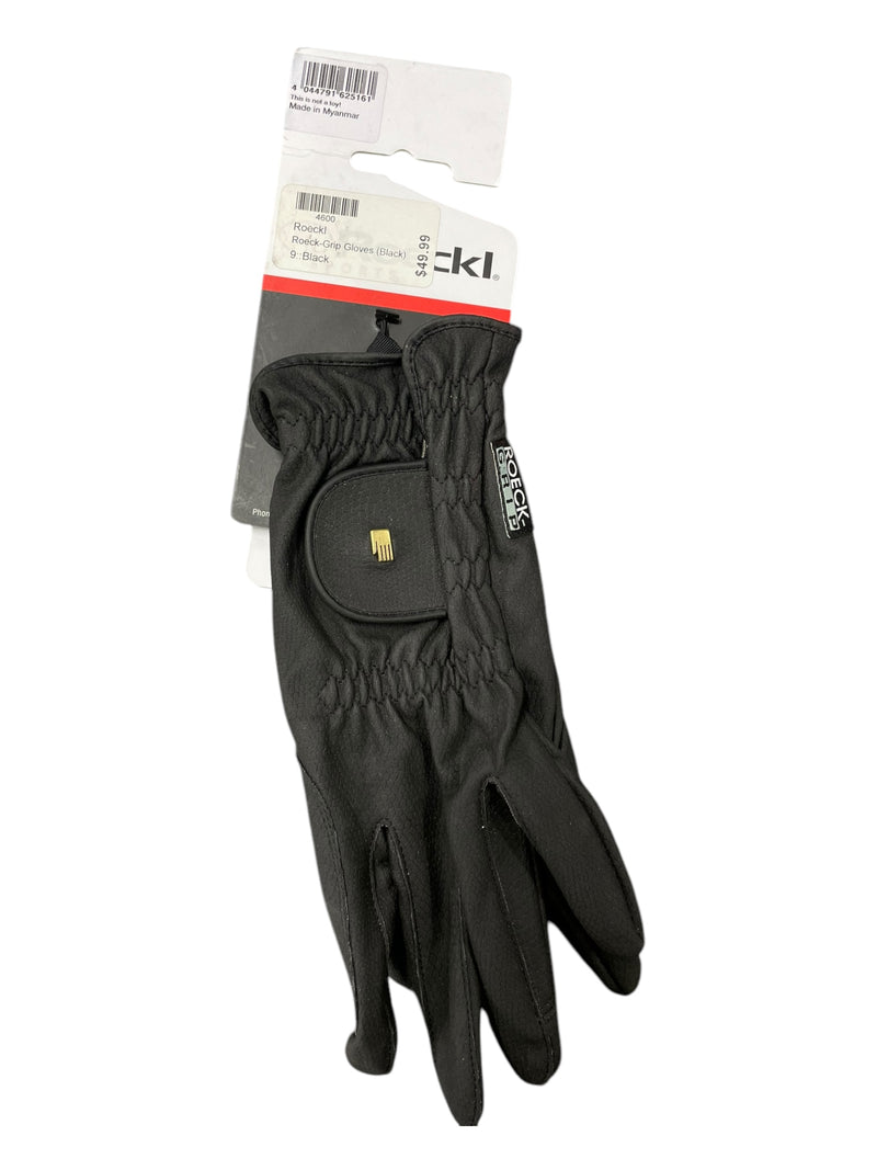 Roeckl Grip Gloves *NWT* - Black - 9 - USED