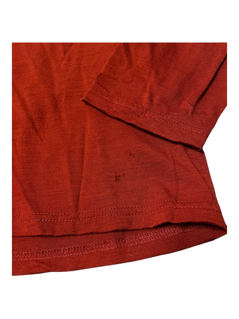 Asmar Equestrian LS Top - Orange/Red, Gray - L - USED