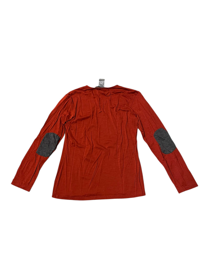 Asmar Equestrian LS Top - Orange/Red, Gray - L - USED