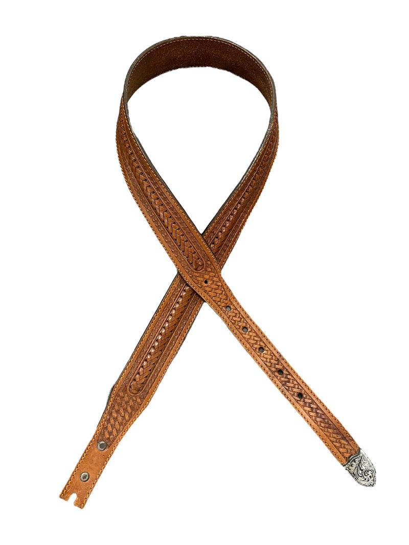 Tony Lama Leather Belt *No Buckle* - Brown - 36 - USED