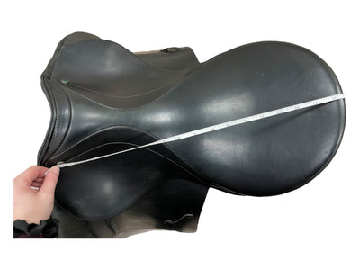 2002 Stubben Roxane DR Saddle - Black - 17.5" / 32 Tree (Wide) - USED