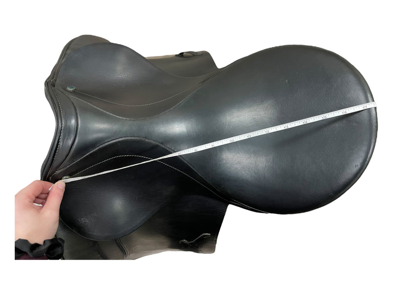 2002 Stubben Roxane DR Saddle - Black - 17.5" / 32 Tree (Wide) - USED