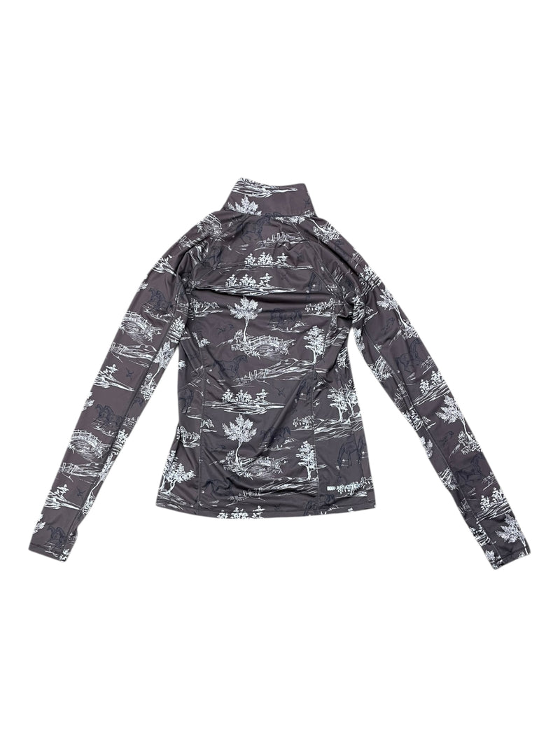 Ariat LS Base Layer - Brown/Print - XS - USED