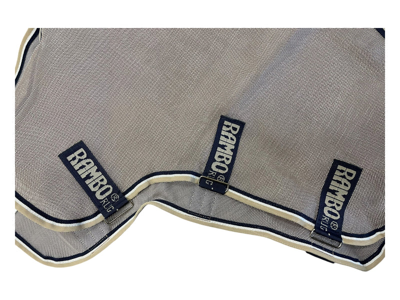 Rambo Protector Fly Sheet Neck Cover - Warm Silver/Multi Trim - 81" - USED