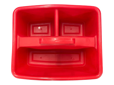 Frem Plastic Groom Tote - Red - Approx 10 x 15 x 6" - USED