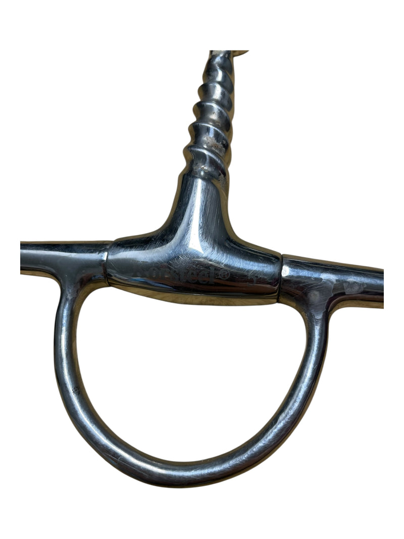 Korsteel Corkscrew Full Cheek W/ Keepers - SS - 5" - USED