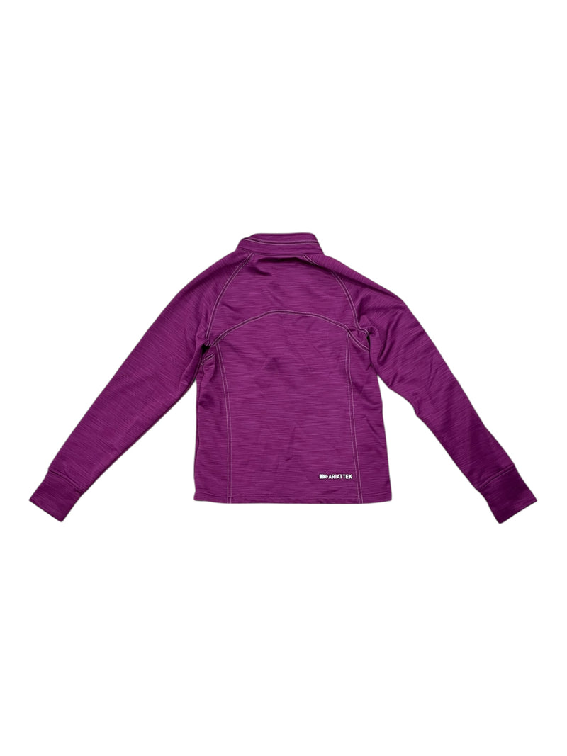 Ariat Winter 1/4 Zip - Purple - Youth M - USED