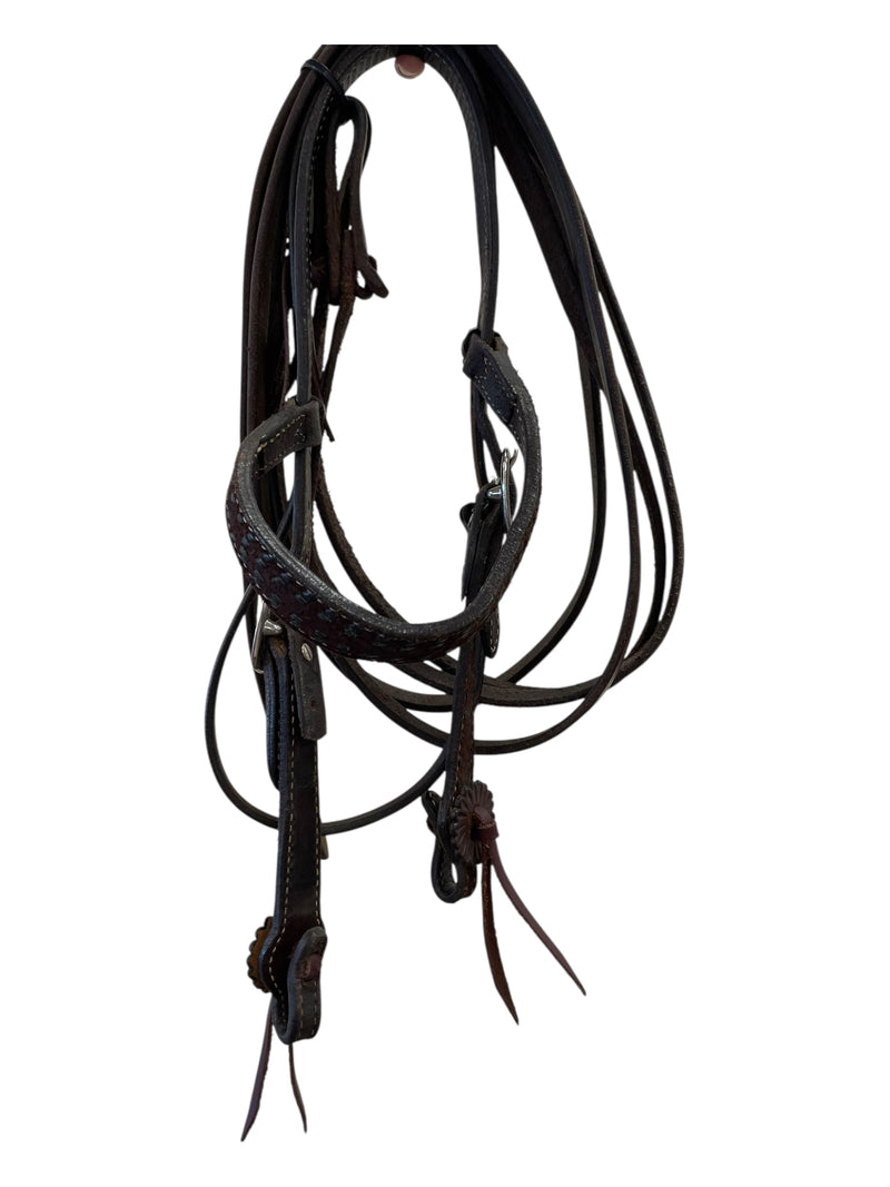 Alamo Saddle W/ Tack - Brown - 16" / Approx 7" Gullet - USED