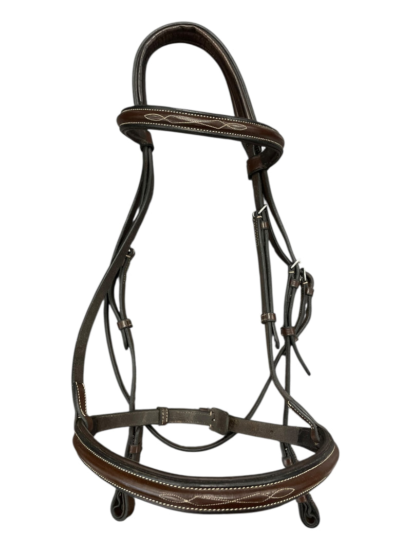 Black Oak Fancy Stitch Bridle - Brown - XF - USED