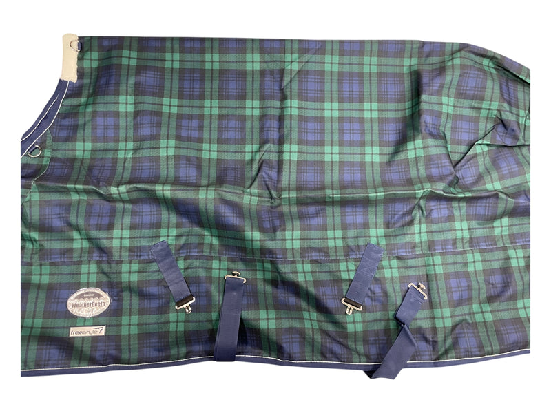 Weatherbeeta Orican T/O Sheet *NWT* - Black Watch Plaid - 75" - USED