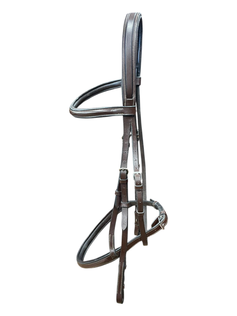 Black Oak Fancy Stitch Bridle - Brown - XF - USED