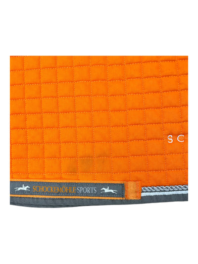 Schockemohle AP Pad - Orange/Grey & Silver Trim - F/S - USED