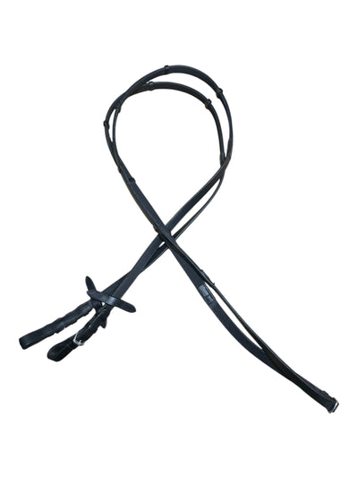 Ergonomic Comfort Bridle W/ Reins - Black - F/S - USED