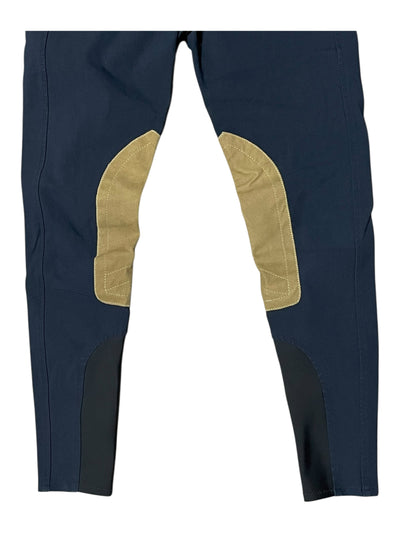 Tailored Sportsman Trophy Hunter Breech - Black & Blue/Tan - Youth 12 - USED