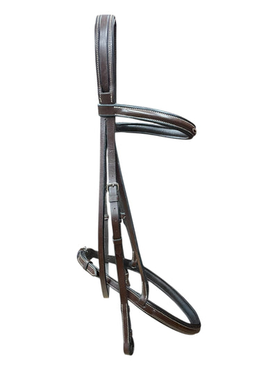 Black Oak Fancy Stitch Bridle - Brown - XF - USED